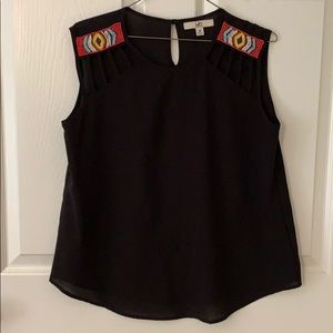 Beaded Sleeveless Top